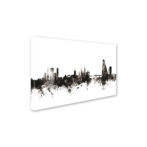 Michael Tompsett 'Basel Switzerland Skyline III' Canvas Art,22x32